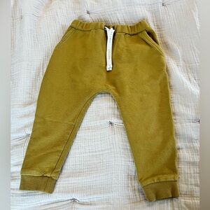 Jamie Kay Joggers - Size 1 Year - Mustard Yellow, Unisex